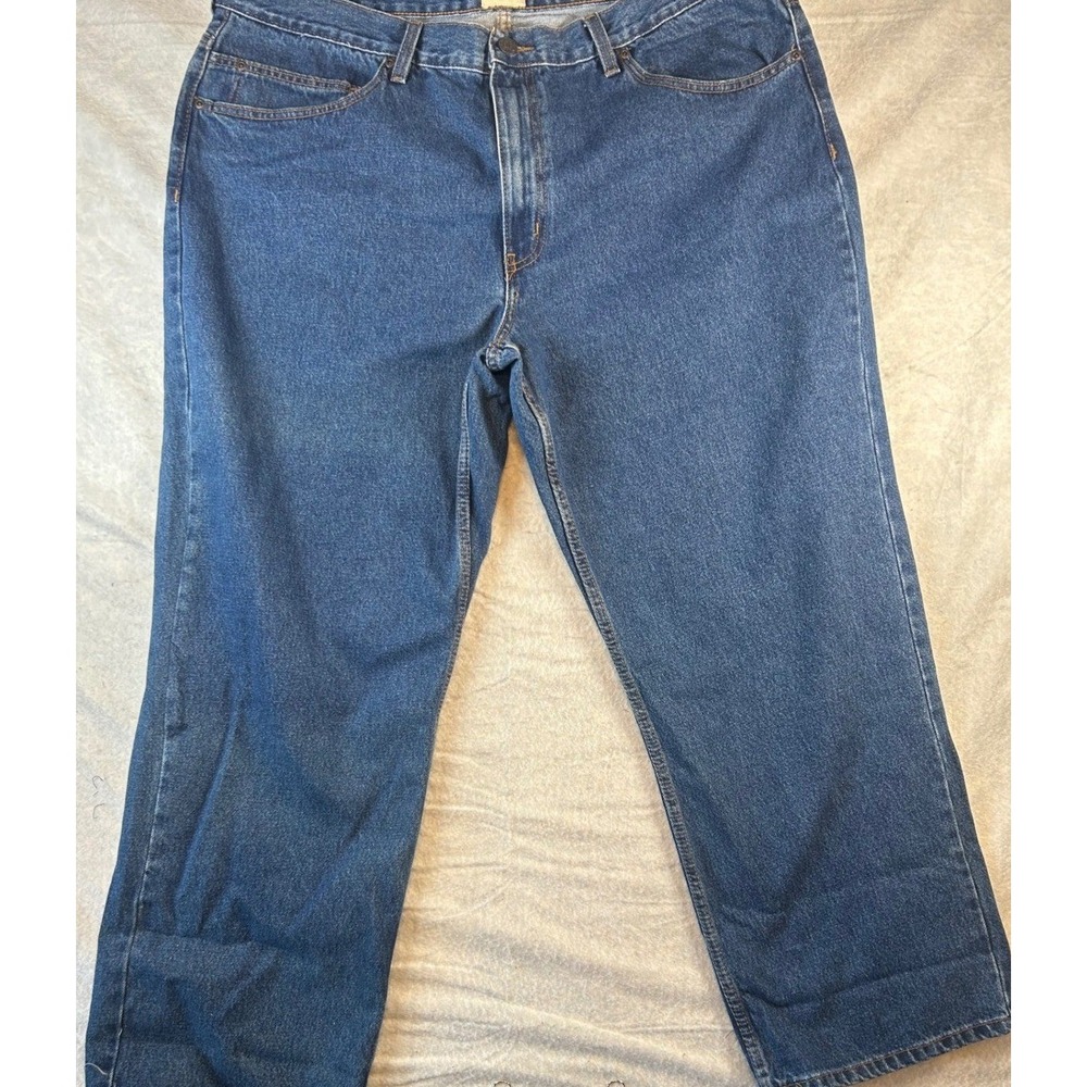 C.E. Schmidt Workwear Mens Jeans Blue Cotton Denim Straight Leg‎ 44x30
